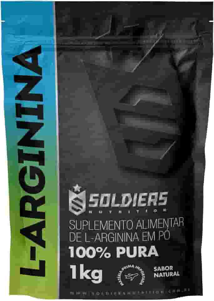 Arginina 1Kg - 100% Pura Importada - Soldiers Nutrition