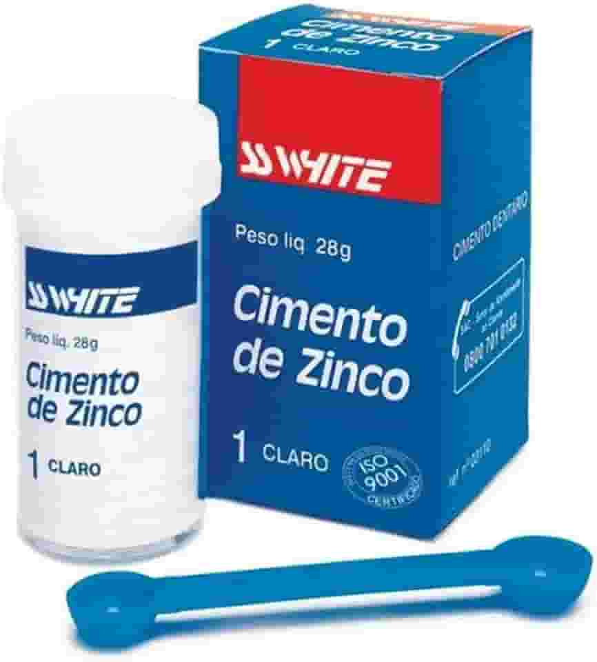 Cimento de Zinco Pó Claro 28g - SS White