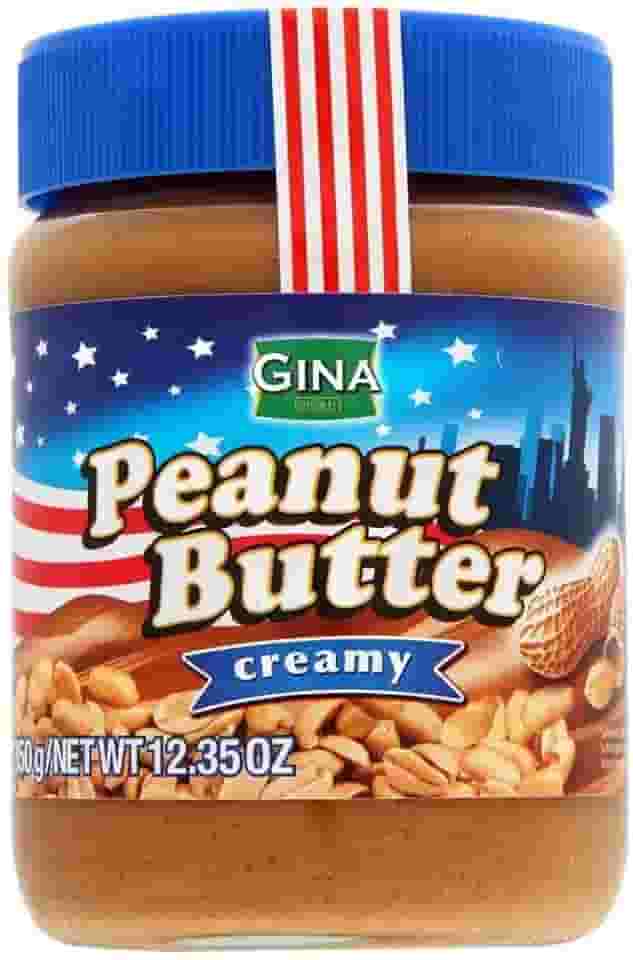 Pasta De Amendoim Gina Natural Cremosa Gunz Importada 350 G