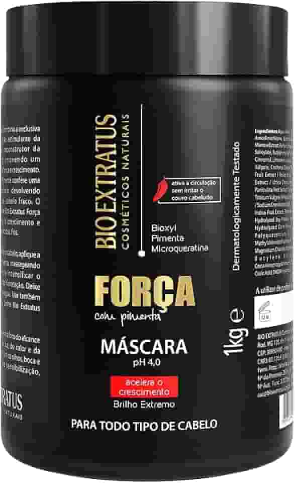 Bio Extratus Mascara Força C/Pimenta Crescimento Do Cabelo