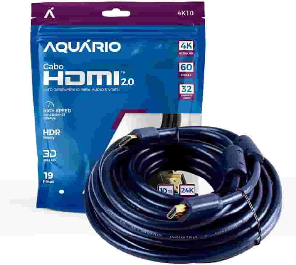 CABO HDMI 2.0 4K 3D 19 PINOS - 10 METROS