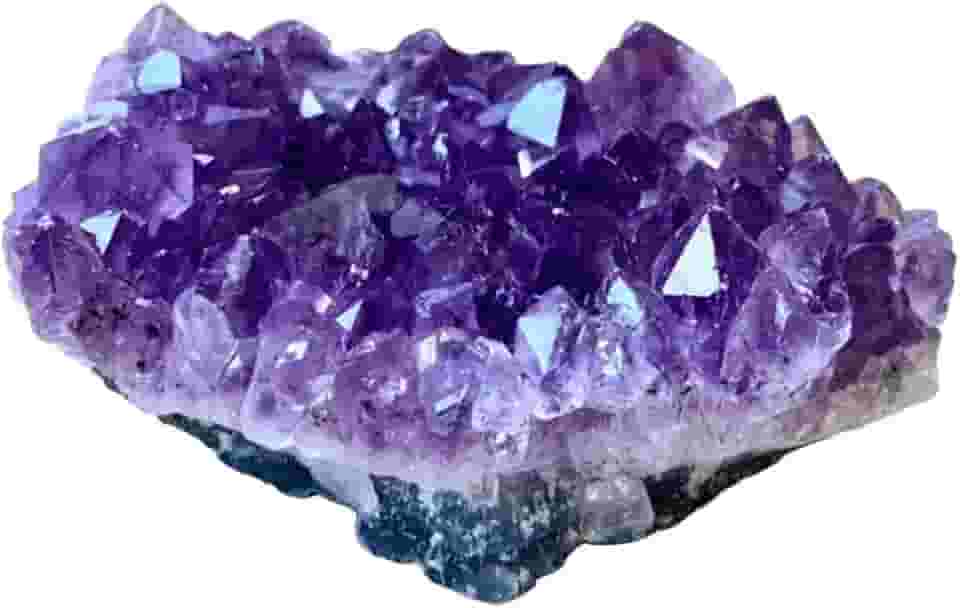 Mini Drusa de Ametista Natural Bruta | Pedra de Proteção e Paz | Ideal para Meditação, Harmonização de Ambientes e Energização | Cristal Purificador para Bem-Estar e Equilíbrio Energético