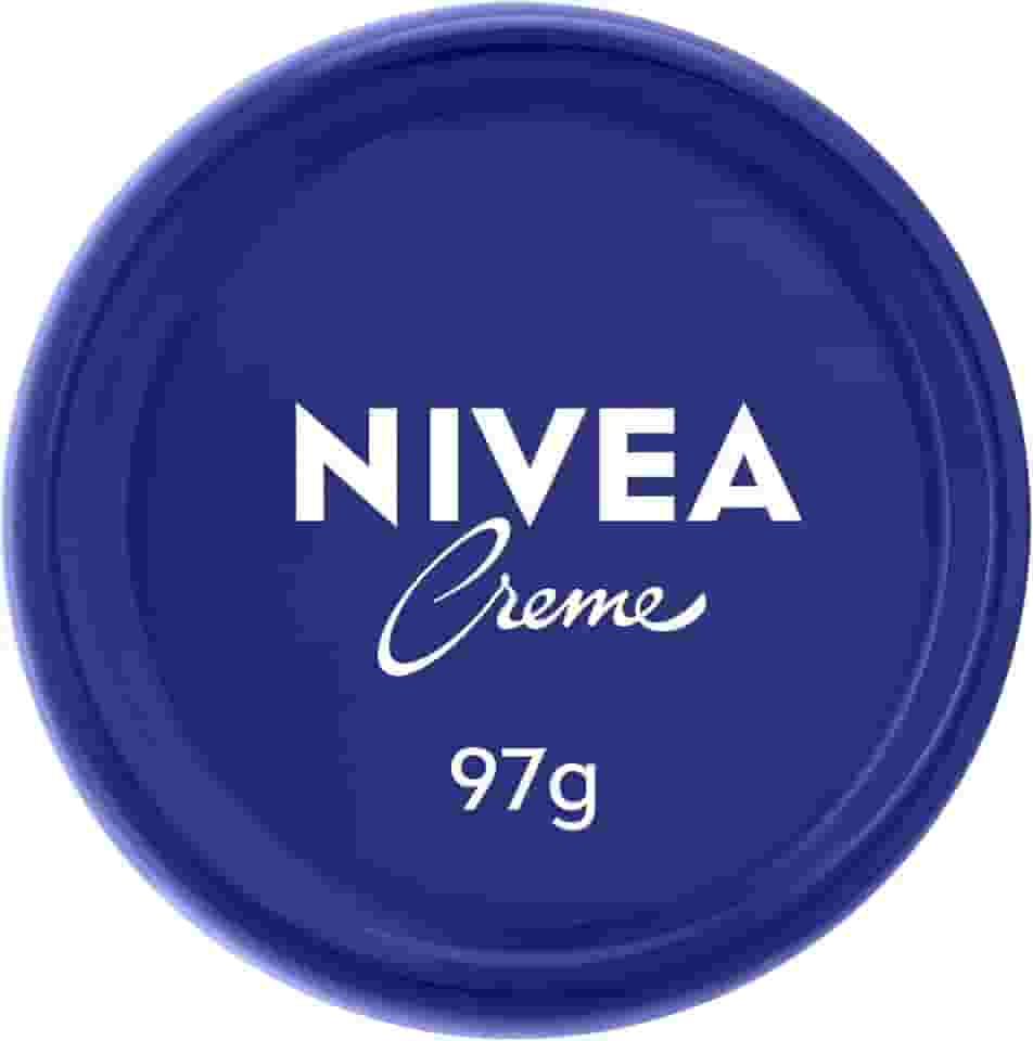 NIVEA Creme Hidratante Lata 97g - Hidratação completa para rosto, corpo e mãos.