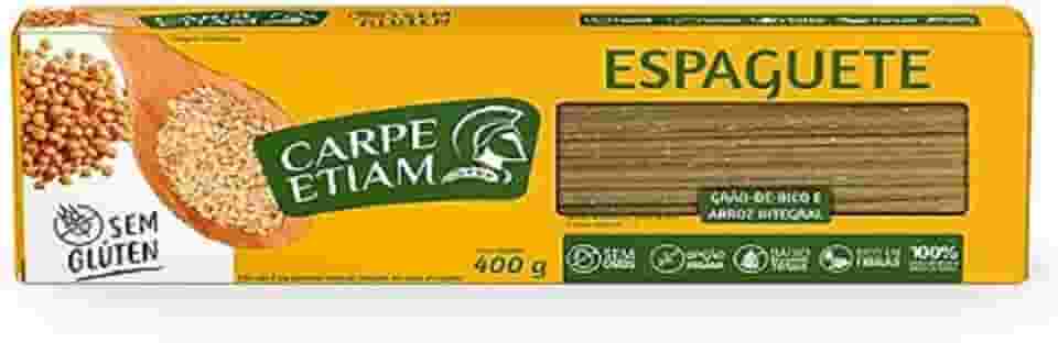 Macarrão de Grão de Bico e Arroz Integral Tipo Espaguete de 400g-Carpe Etiam