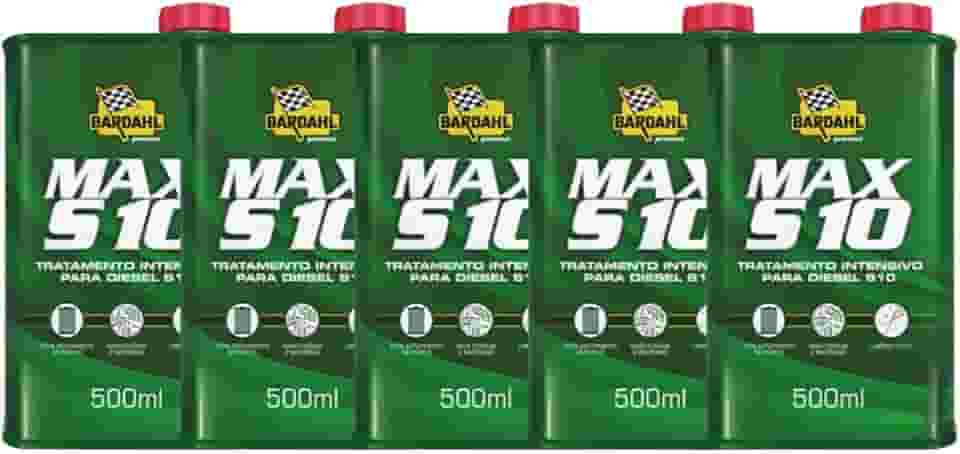 Aditivo Bardahl Para Motor Diesel Max S10 500 Ml Kit 5 Unidades