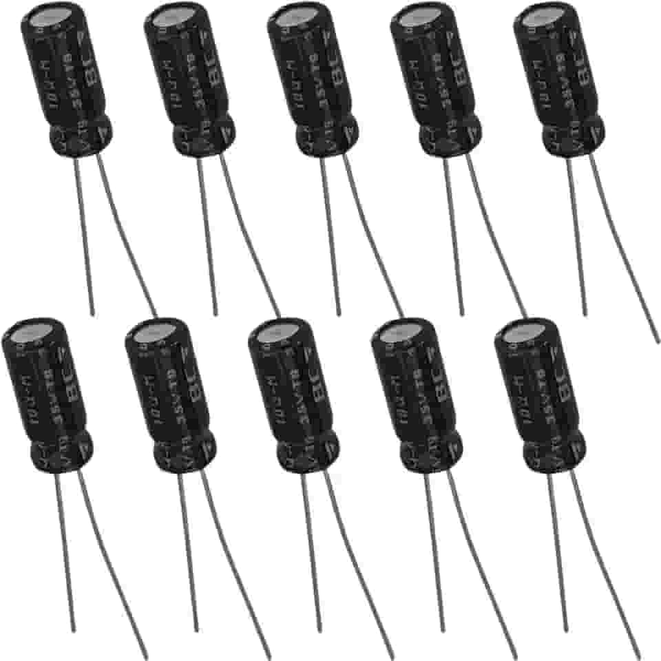 Capacitor Eletrolítico 10uF 35V - Kit 10 Peças