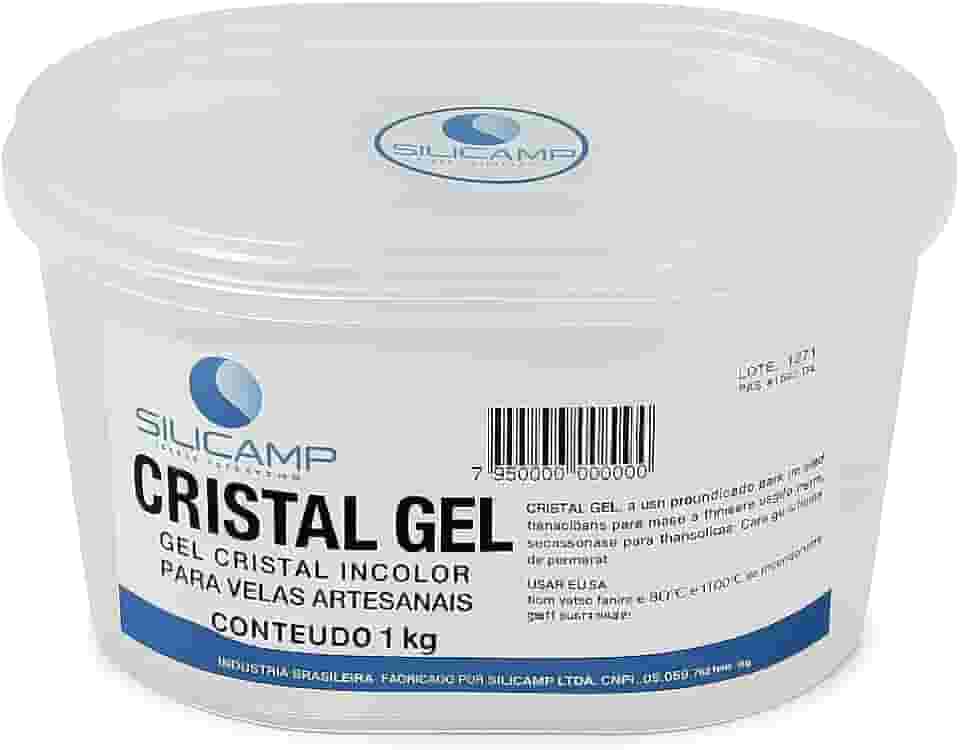 Parafina Gel Cristal Fabricar Velas Decorativa Artesanal Silicamp 1kg
