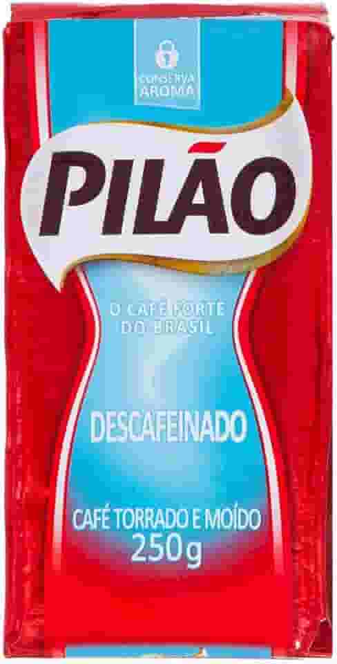 Café Pilão Torrado e Moído Descafeinado Vácuo 250g