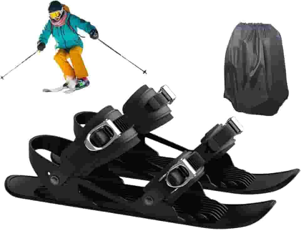 Sapatos de neve para homens, Raquetes de neve para mulheres | Patins de | Ferramentas leves de esqui antiderrapantes, acessório de esqui ajustável com bolsa de transporte, raquetes de neve compactas m