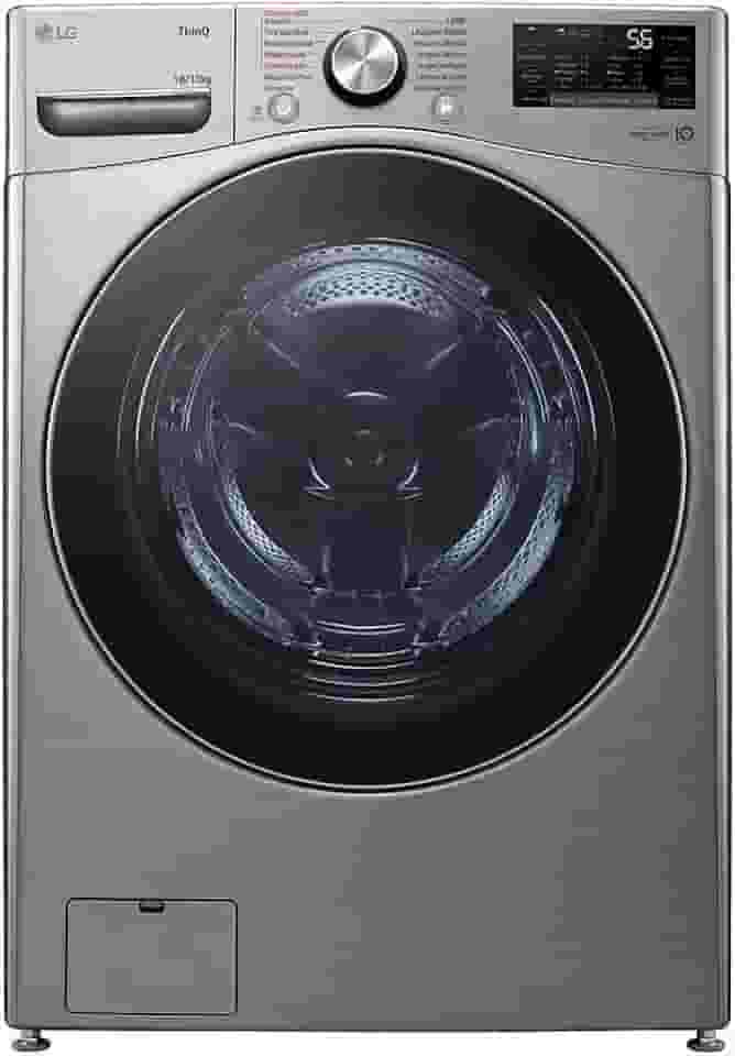 Lava e Seca Lg Smart 18kg Inox Look com Inteligência Artificial Aidd™ Wd18sv2s6b 127v