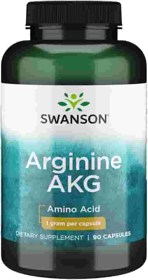 Arginina Akg 1g Swanson 90 Capsulas Importado