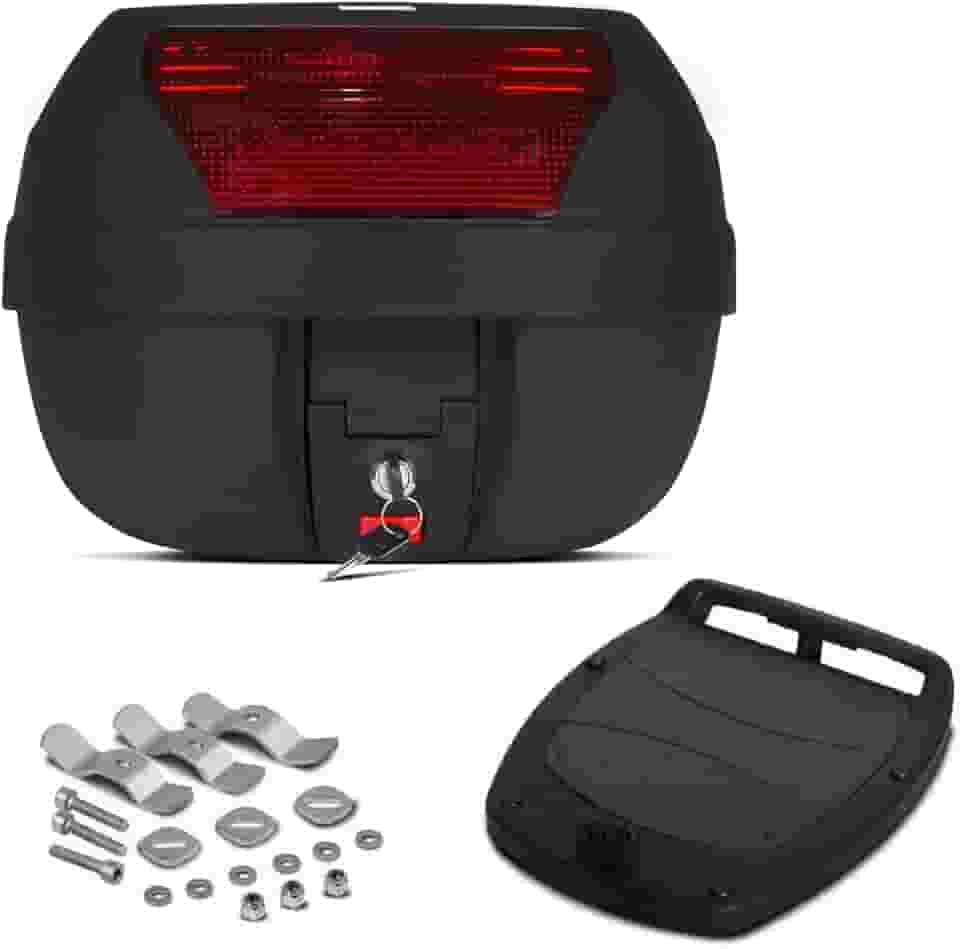 BAULETO PLÁSTICO SUPERIOR 28 LITROS PRO TORK SMART BOX REFLETOR VERMELHO