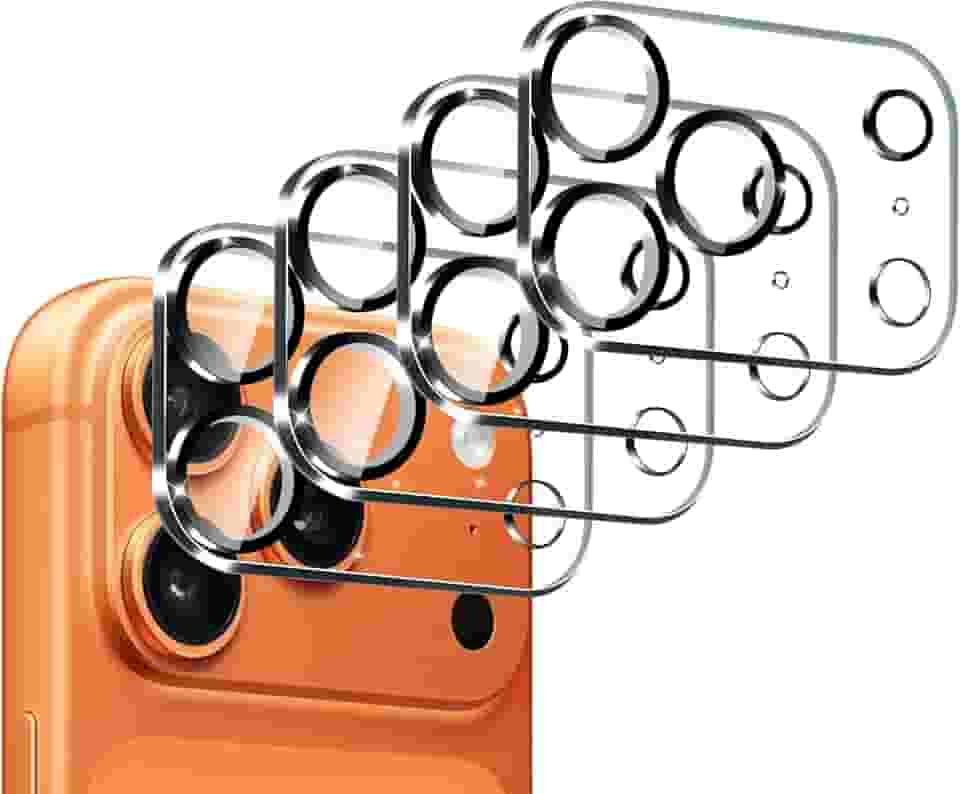 FIT IT Kit 2 Películas de Proteção para Lente de Câmera Compatível com iPhone 17 (iPhone 17 Pro)