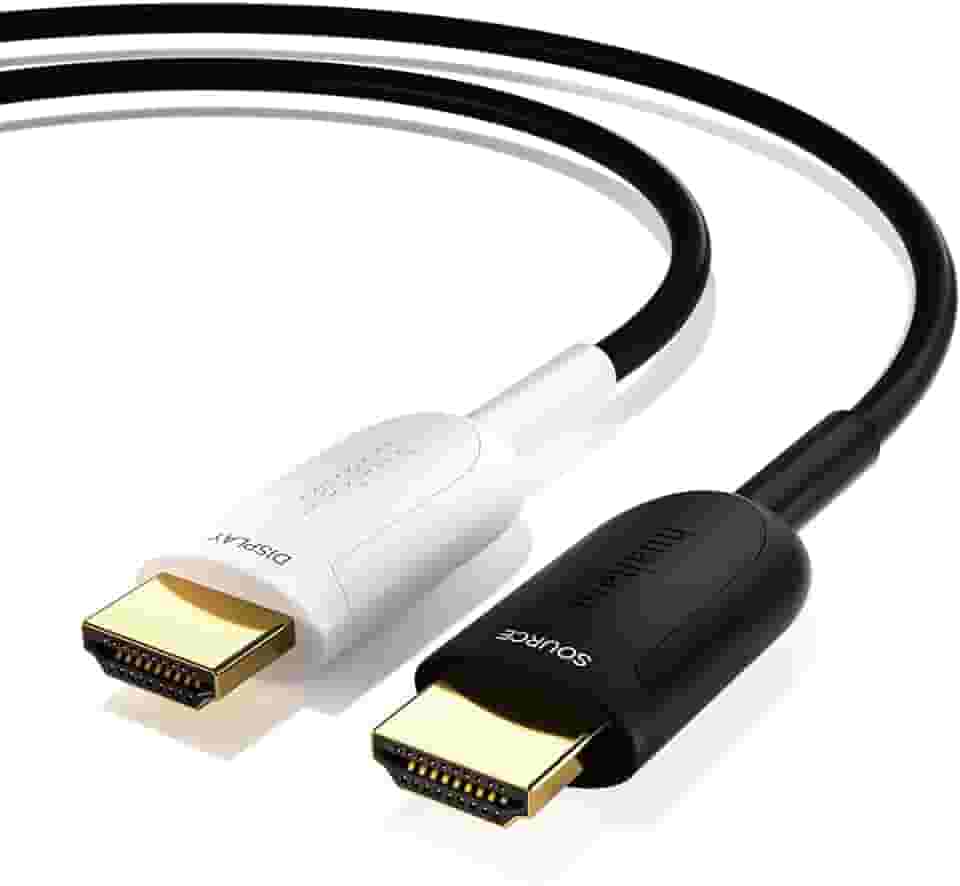 Cabo HDMI 2.1 10K 8K de fibra óptica de 1 m, cabo HDMI de alta velocidade de 48 Gbps 8K a 60Hz 4K a 120Hz, suporta eARC RTX 3090 HDCP 2.2 e 2.3 Dolby compatível com PS5, Xbox Series X, Roku