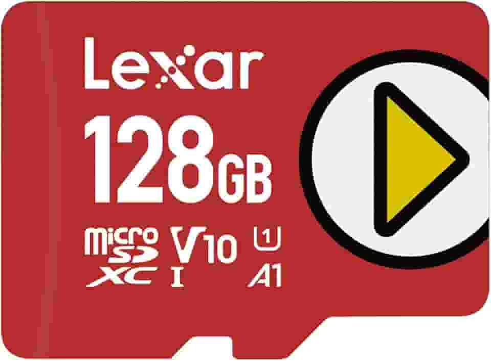 Lexar PLAY 128 GB microSDXC UHS-I-Card, até 150 MB/s de leitura, compatível com Nintendo-Switch, dispositivos portáteis para jogos, smartphones e tablets (LMSPLAY128G-BNNNU)