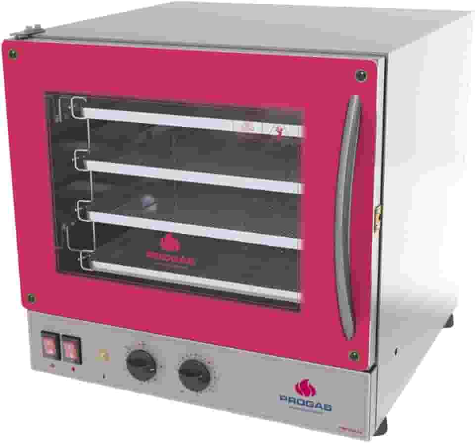 Progás, P37639, Forno de Elétrico Industrial Pirogas Para Pizza 4 Assadeiras 220 Volts, cor Inox, Aço