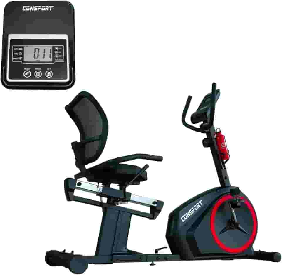 Bicicleta Ergométrica Horizontal H2000 Magnética 8 Níveis Ajustável Silenciosa Consport