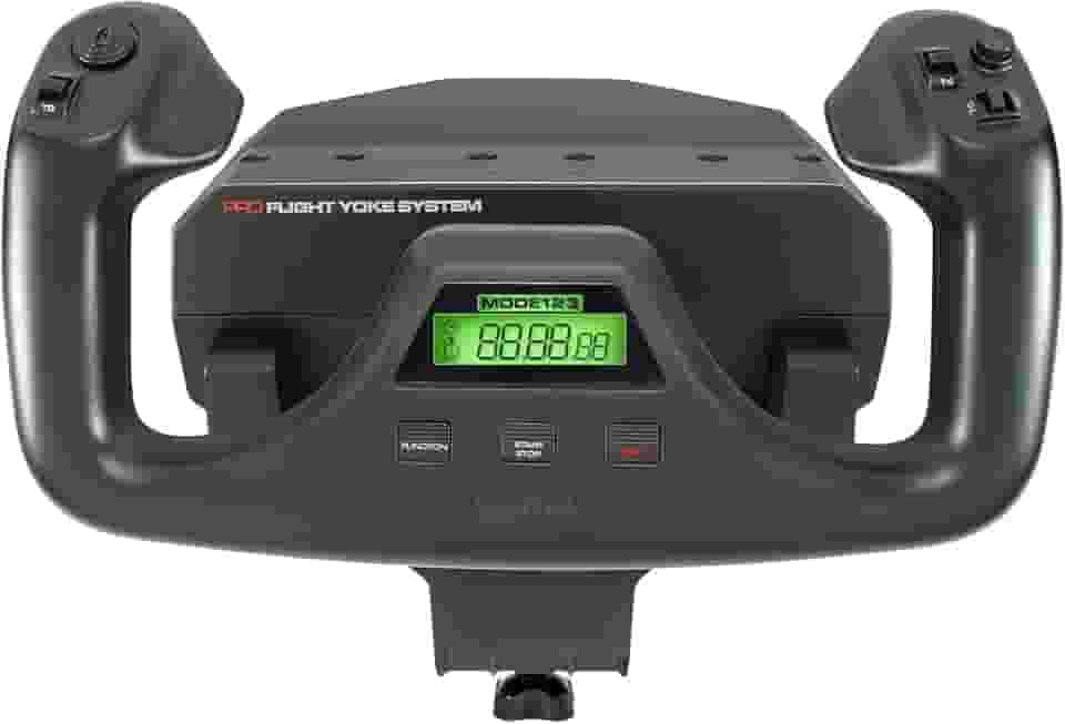 Simulação Profissional de Quadrante com Manche e Acelerador FLIGHT YOKE SYSTEM