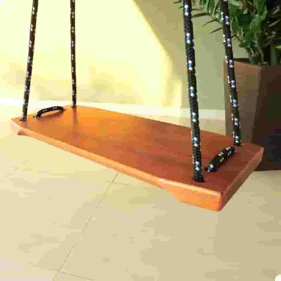 Balanço de Madeira Reforçado Balanço Rustico Madeira Maciça