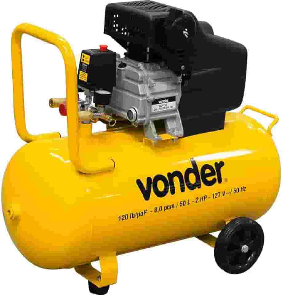 Motocompressor De Ar, 8,0 Pcm, 50 Litros, 127 V~, Mcv 50 Vonder.