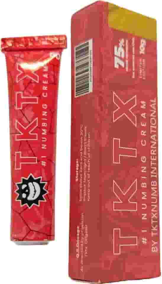 Pomada Tatuagem e estética TK-TX NUMBING Vermelha 75% 10G