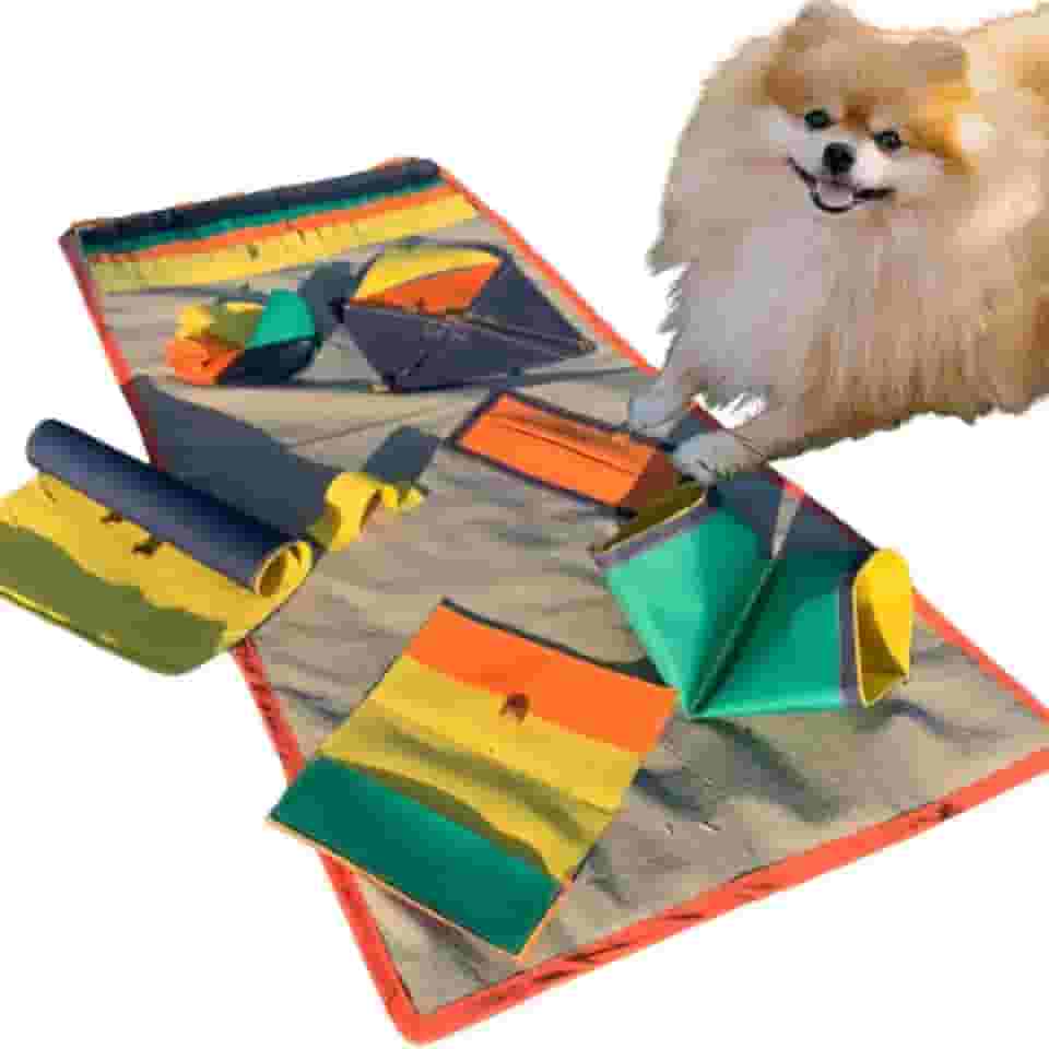TAPETE PARA ENRIQUECIMENTO AMBIENTAL PARA CÃES BRINQUEDO INTERATIVO PARA CÃES TAPETE DE FUÇAR
