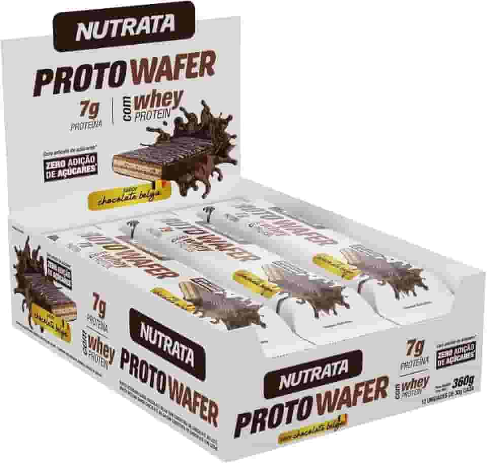 Nutrata Proto Wafer - 12 Unidades De 30G Chocolate -