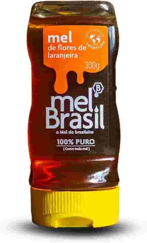 Mel Puro Flores Laranjeira- Melbras Squeeze 300g- Mel Brasil