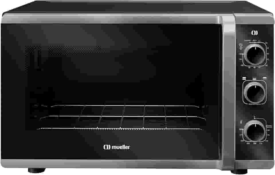 Forno Elétrico de bancada Mueller 50 litros e 3 Modos de Assar MFB50K 127V Preto