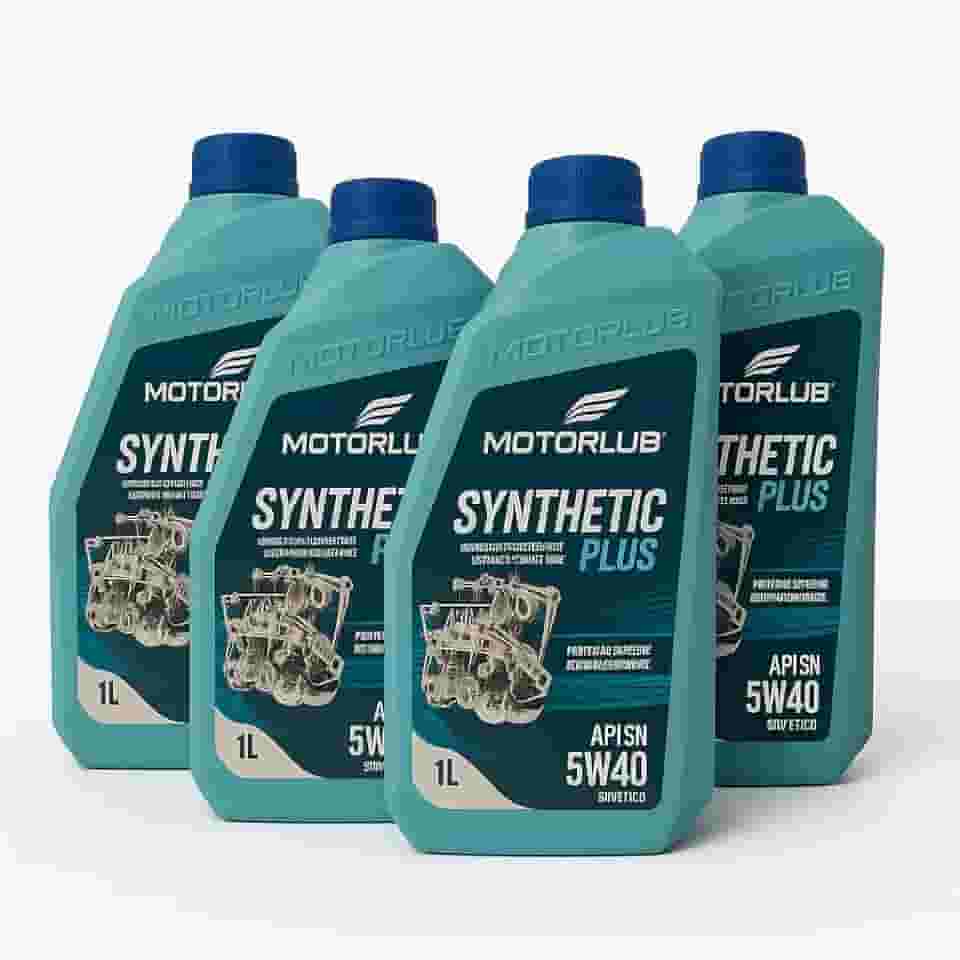 Kit 4l Oleo 5w40 Api Sn Sintético Plus
