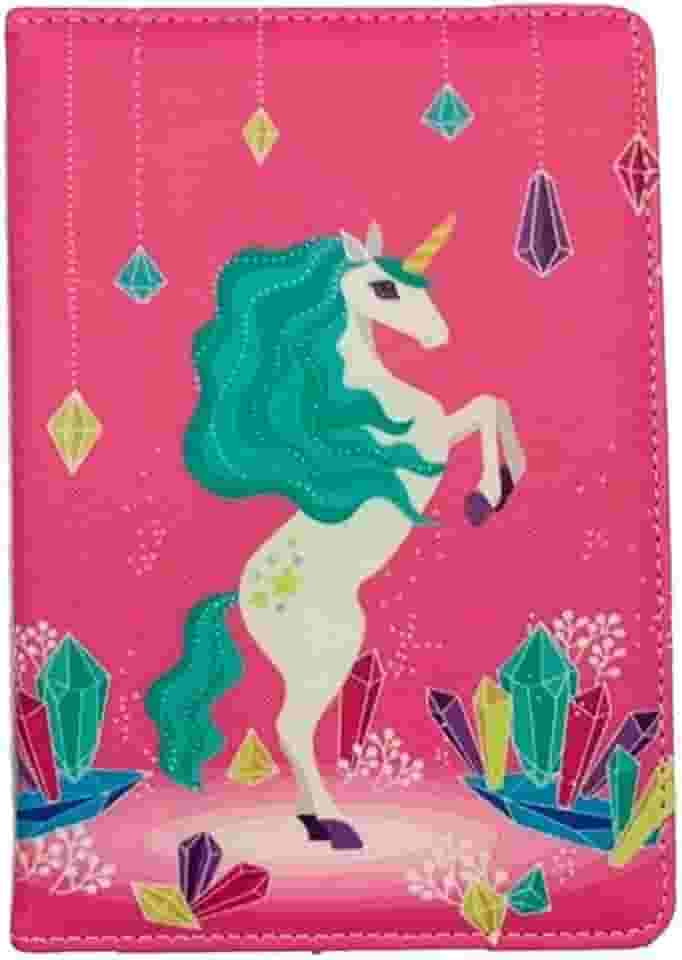 Capa Protetora Universal para Tablet 7-8 Polegadas Estilo Carteira Suporte Ajustável Adulto Infantil Unicornio 2