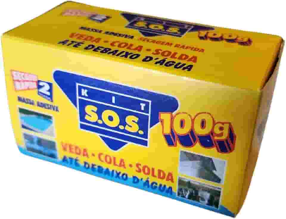 Genérico Cola SOS Massa Adesiva Secagem Rápida Veda Solda Até debaixo da Água 100g