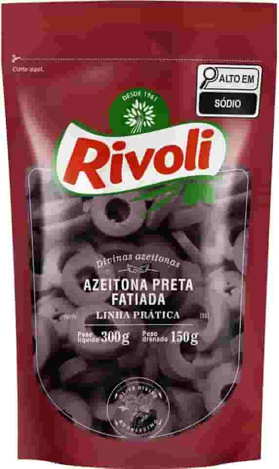 Rivoli Azeitona Preta Em Conserva Fatiada Sachê 150G