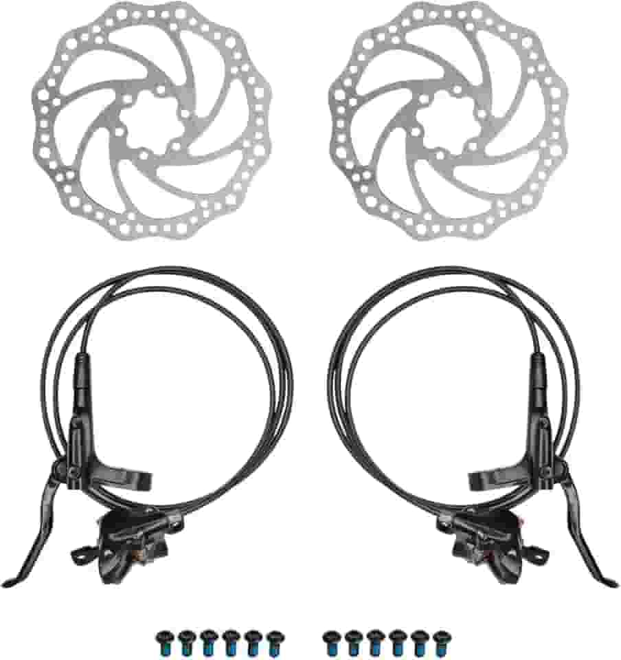 Kit Par De Freio Hidráulico Bicicleta GTS M2 + Alavanca Passador Absolute Nero 12v