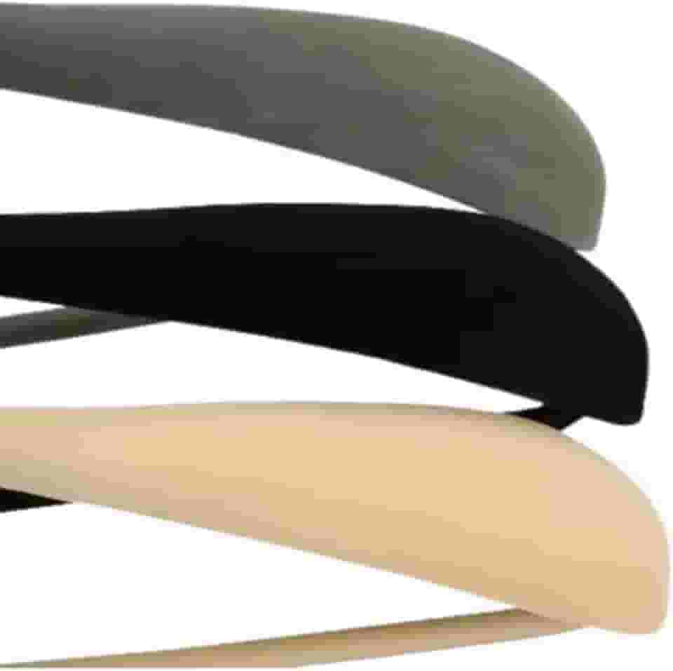 Kit 10 Ombreiras de Veludo para Cabide Slim – Antiaderente, Premium, Ideal para Blazer, Terno e Jaqueta