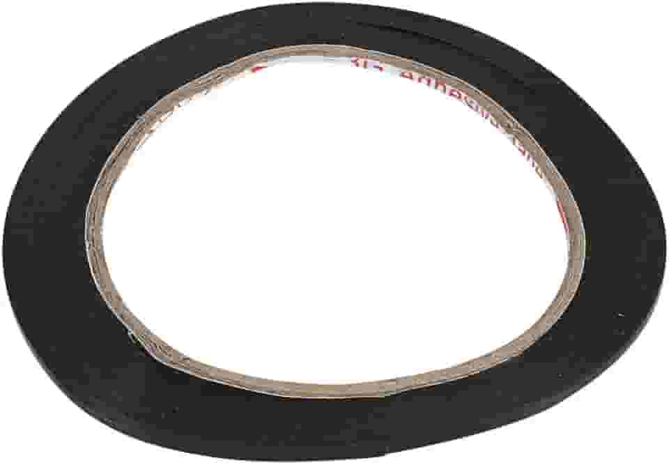 Rolo de fita de espuma dupla face preto pegajoso super forte 10 x 2 mm x 0,3 mm, impermeável, para reparo de celular, decoração de casa