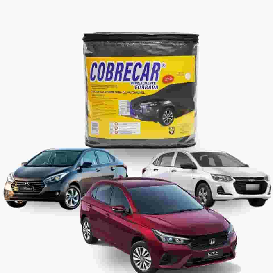 Tamanho M Capa Para Cobrir Carro Impermeável Forrada Anti-uv À prova d'água Resistente e Reflexiva Proteção - Onix Honda City