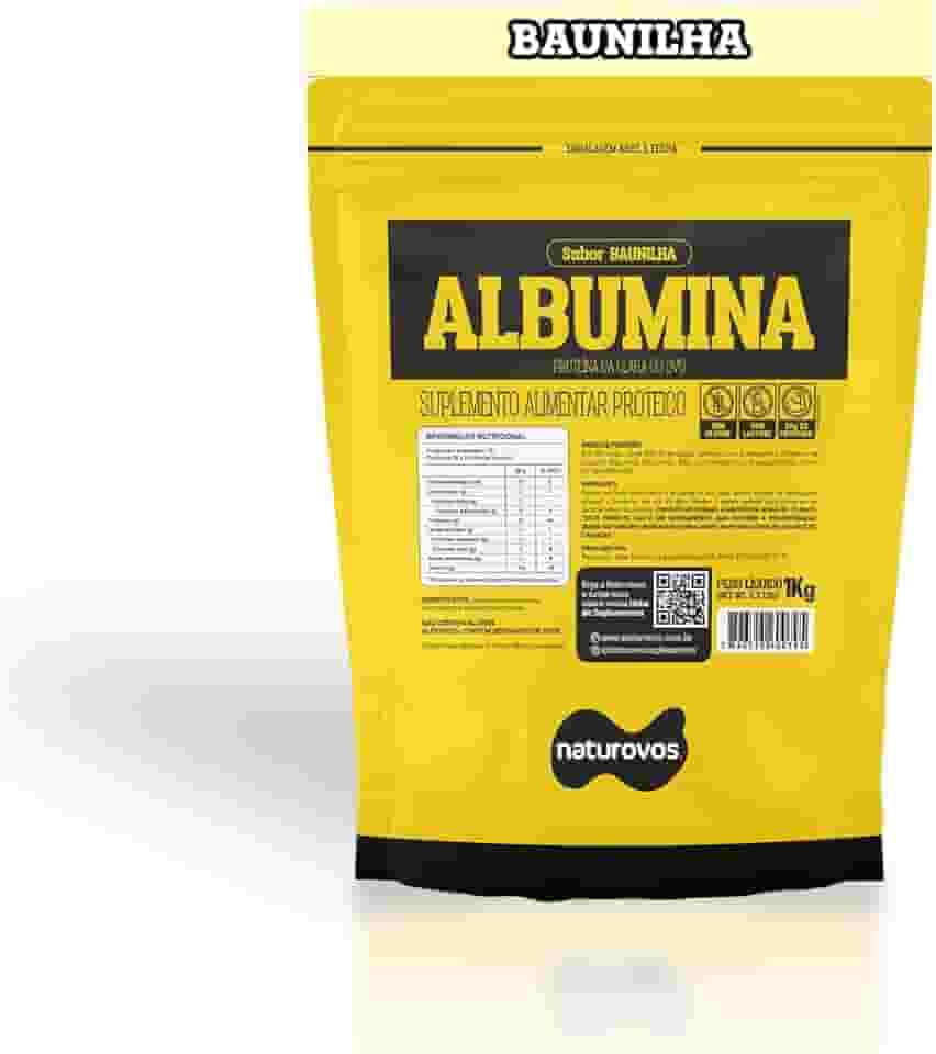 Naturovos Albumina Baunilha 1Kg -
