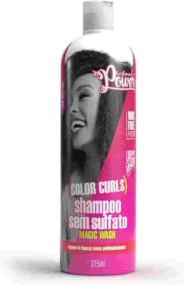 Soul Power Shampoo Sem Sulfato Color Curls Magic Wash - 315Ml