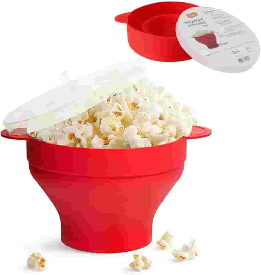 Pipoqueira Retrátil Em Silicone para Microondas