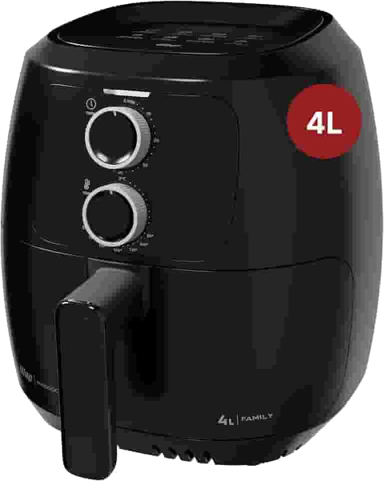 WAP Fritadeira Elétrica Air Fryer FAMILY WAFF2-P 4 Litros, Preto, Revestimento Antiaderente, 1500W 127V
