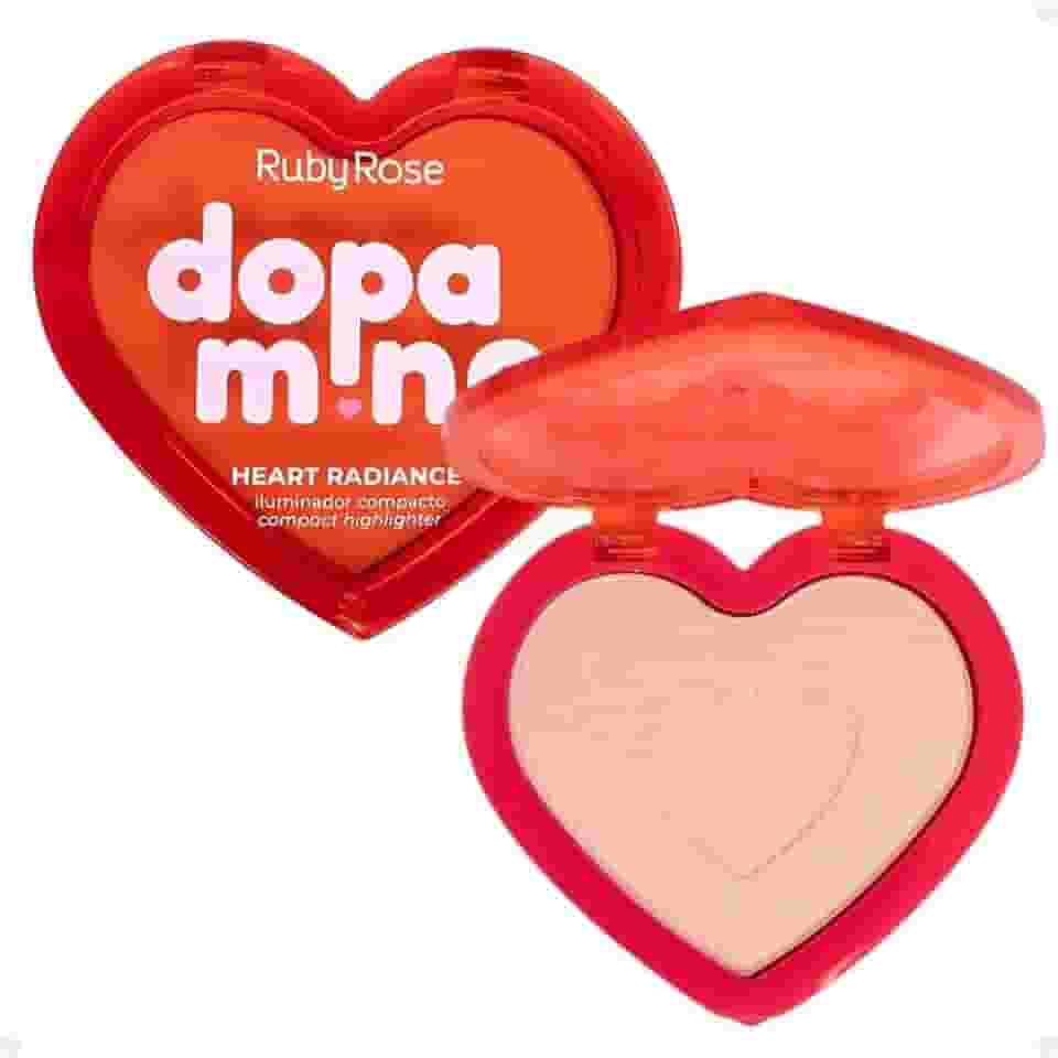 Iluminador Dopamine Heart Radiance Hbf16032 Moonlight Dust Ruby Rose