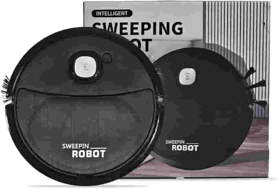 Robô Aspirador de Pó Automático Aspirador Doméstico Recarregável Cor Preto - YODHE