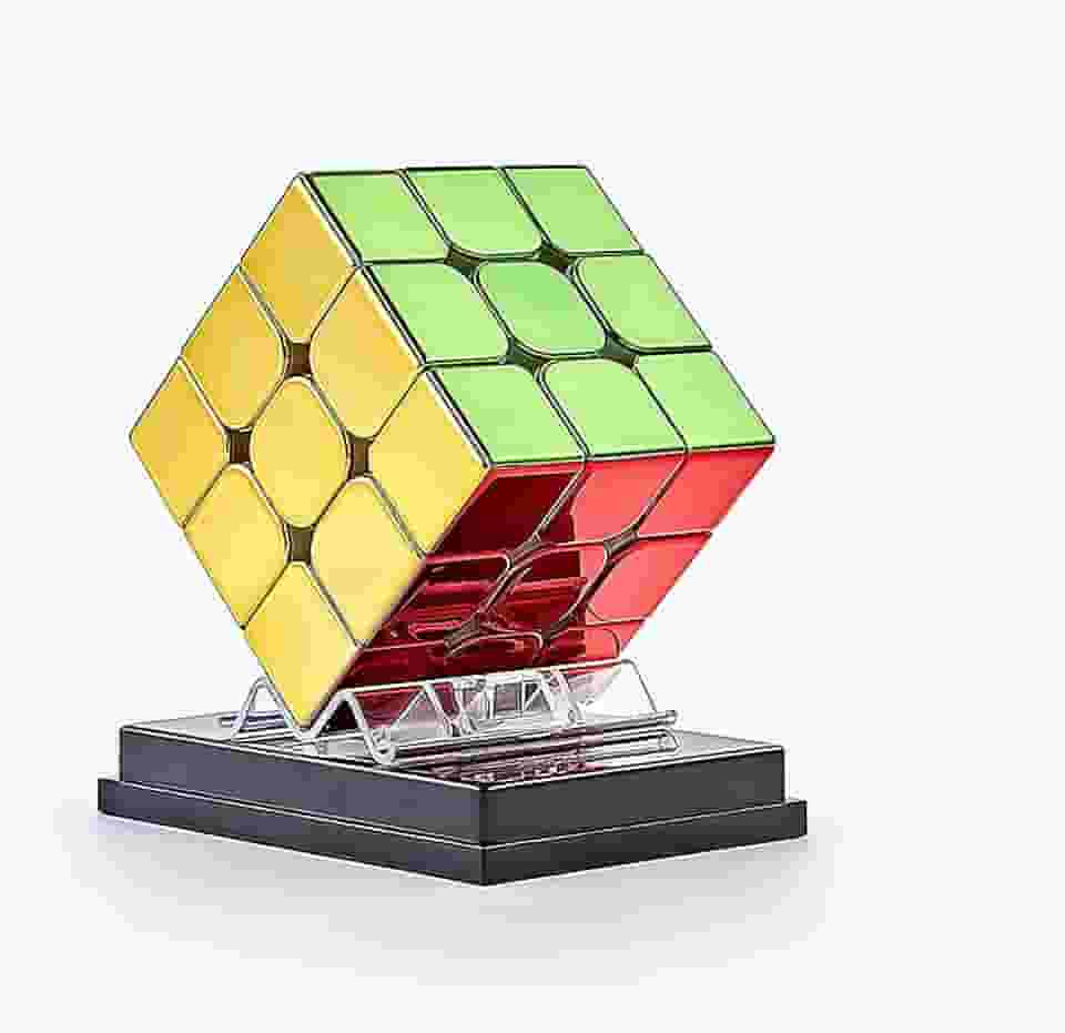 LiangCuber Cyclone Boys 3x3 Cubo Magnético de Velocidade Sem Adesivo Espelho Reflexivo 3x3x3 Quebra-Cabeça Brilhante (56 mm/1 Peça)