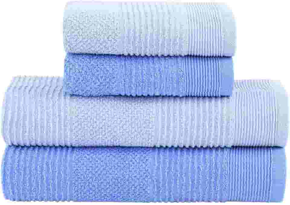 Jogo de Toalhas Buddemeyer Maya Extra Soft Banho Azul/Azul 4 peças