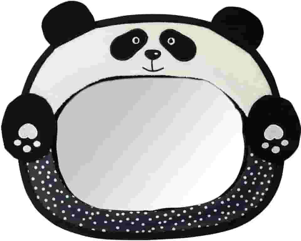Buba Espelho Para Banco Traseiro Pandinha Preto