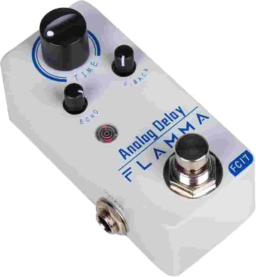 FLAMMA Fc17 Pedal De Delay Analógico Efeitos Vintage Guitarra Elétrica True Bypass