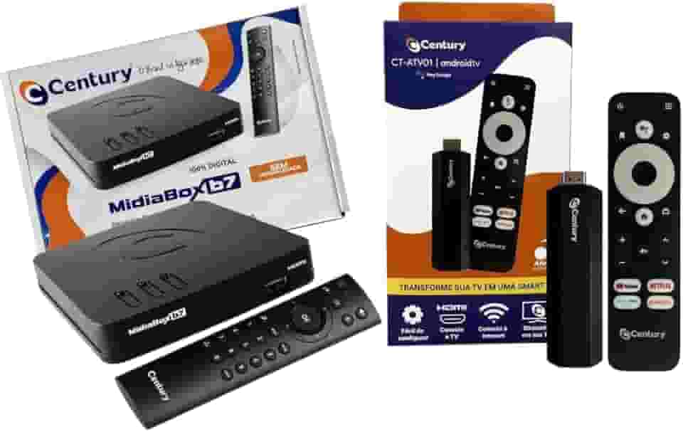 Receptor Smart TV + Receptor Midiabox B7