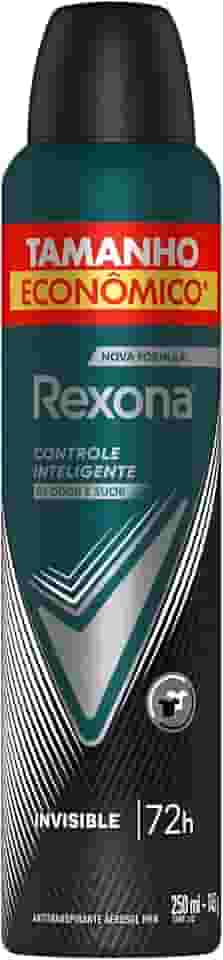 Rexona Antitranspirante Masculino Aerossol Invisible 250 ML, Leve Mais Pague Menos, Embalagem Pode Variar