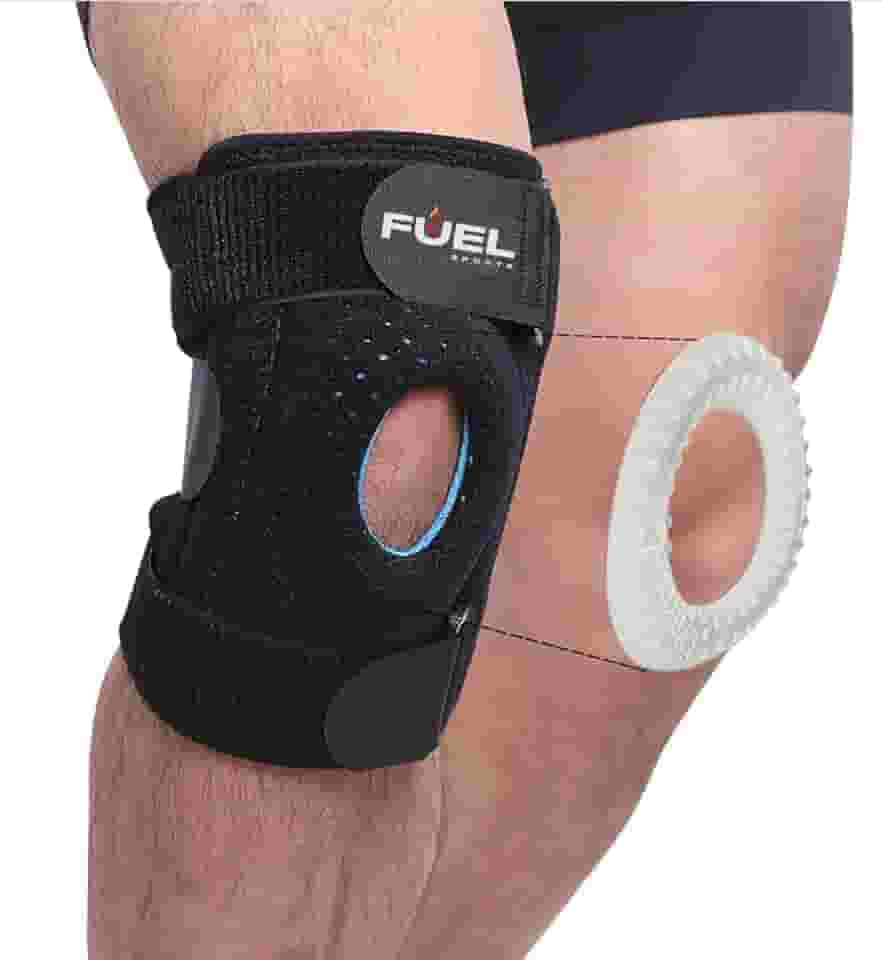 Joelheira Ortopédica Compressão Dor Menisco Ligamento Ajustável (Lado Direito)